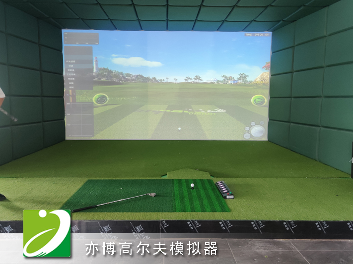 遼寧盤錦市某公司高爾夫模擬器